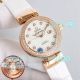 Swiss Copy Omega De Ville Ladymatic 34mm Brown Dial Diamond Ladies Watch (7)_th.jpg
